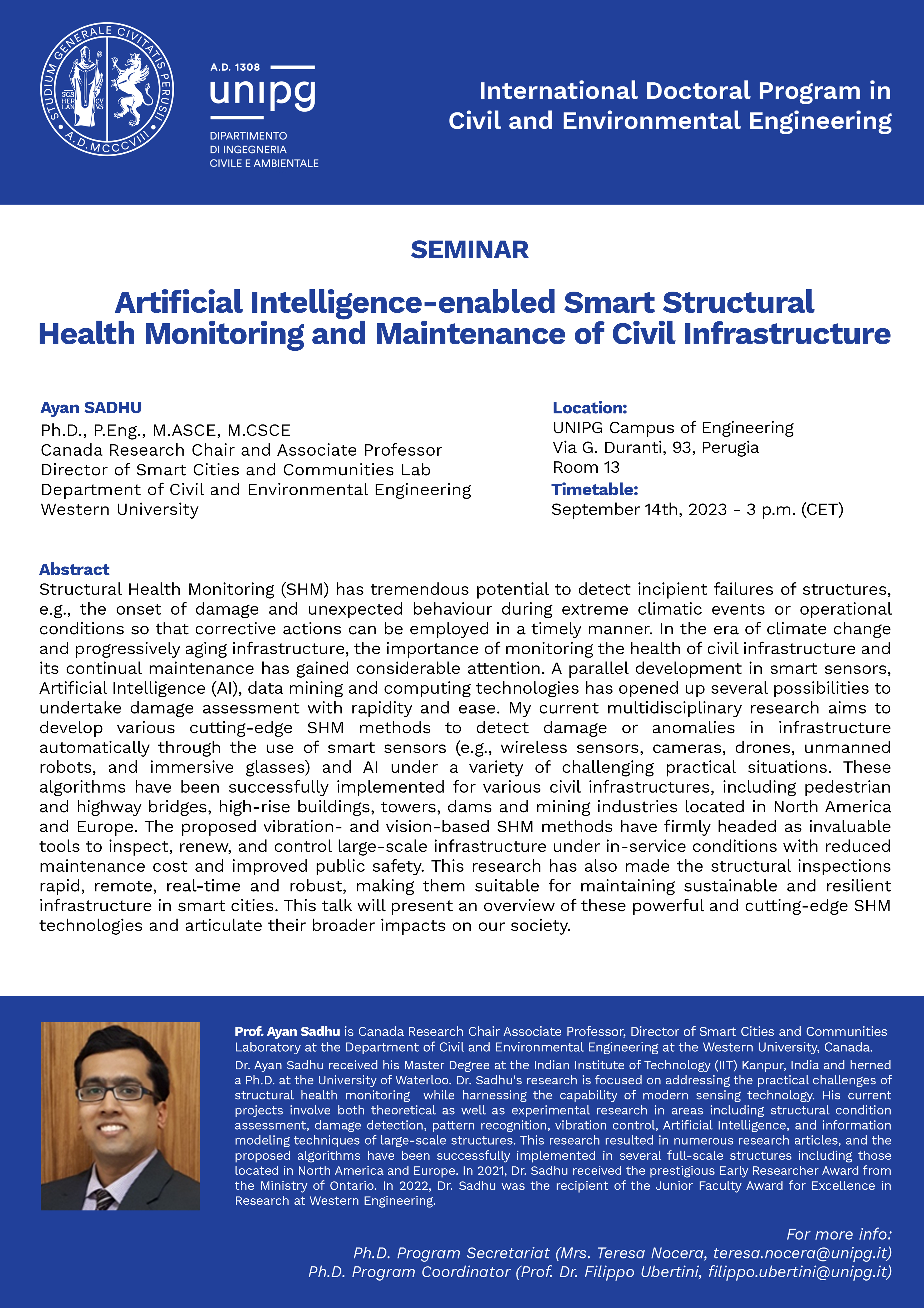 seminario prof. sadhu